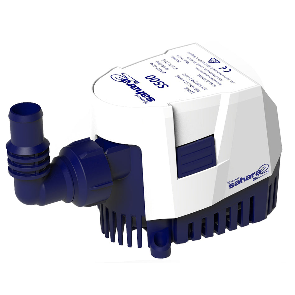 Attwood Marine Sahara MK2 Automatic Bilge Pump, X-Air Impeller, SteadySwitch — Quality Boat Parts