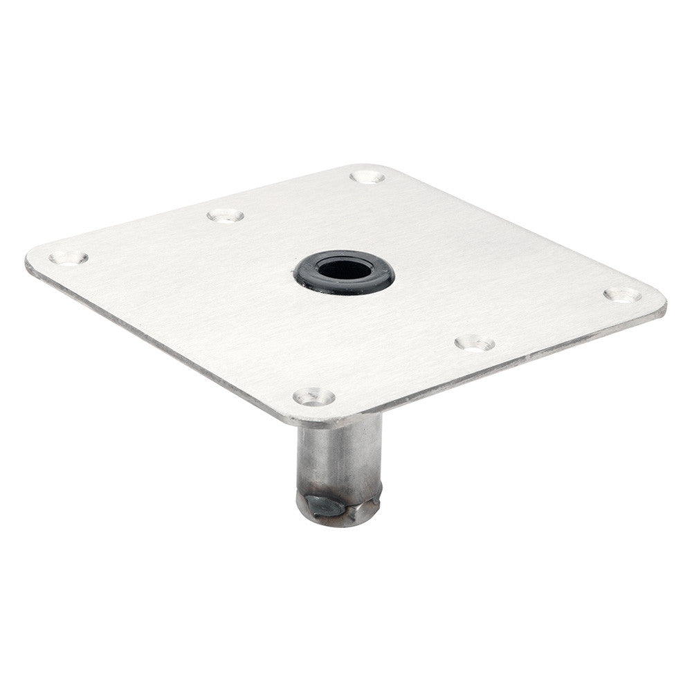 Attwood Marine Lock'N-Pin Seat Pedestal Base, For 3/4 in Posts, 7 x 7 in, ABYC Type B — Quality Boat Parts