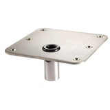 Attwood Marine Lock'N-Pin Seat Pedestal Base, For 3/4 in Posts, 7 x 7 in, ABYC Type B — Quality Boat Parts