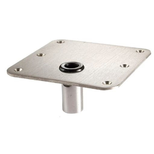 Attwood Marine Lock'N-Pin Seat Pedestal Base, For 3/4 in Posts, 7 x 7 in, ABYC Type B — Quality Boat Parts