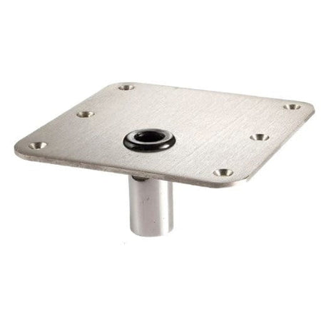 Attwood Marine Lock'N-Pin Seat Pedestal Base, For 3/4 in Posts, 7 x 7 in, ABYC Type B — Quality Boat Parts