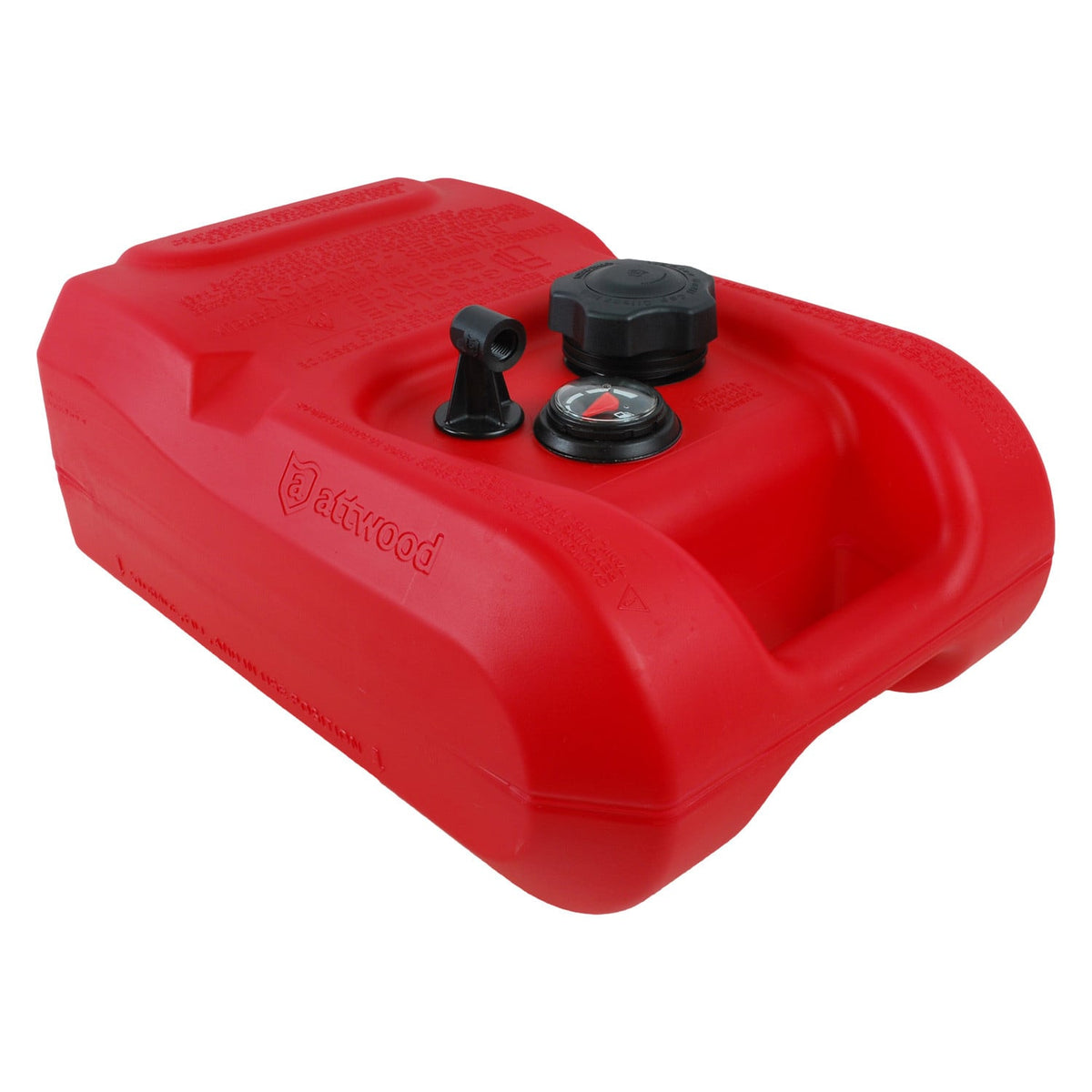 Attwood Marine Portable Fuel Tank, EPA/CARB, 1/4 in NPT, Multi-Layer HDPE/EVOH — Quality Boat Parts