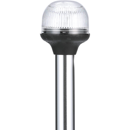 Attwood Marine LightArmor LED Fold-Down All-Around Navigation Light, 2NM, 360°, USCG Certified, With Adapter — Quality Boat Parts