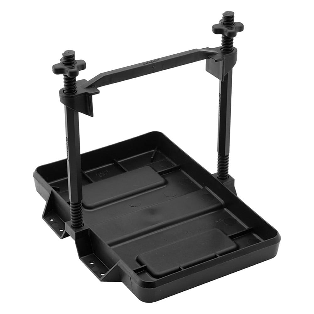 Attwood Marine All-Plastic Adjustable Battery Tray, Adjustable-Height Crossbar, ABYC E-10 — Quality Boat Parts
