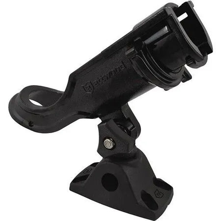 Attwood Marine Heavy Duty Adjustable Rod Holder, 180° Vertical Adjustment, For Casting and Spinning Rods — Quality Boat Parts