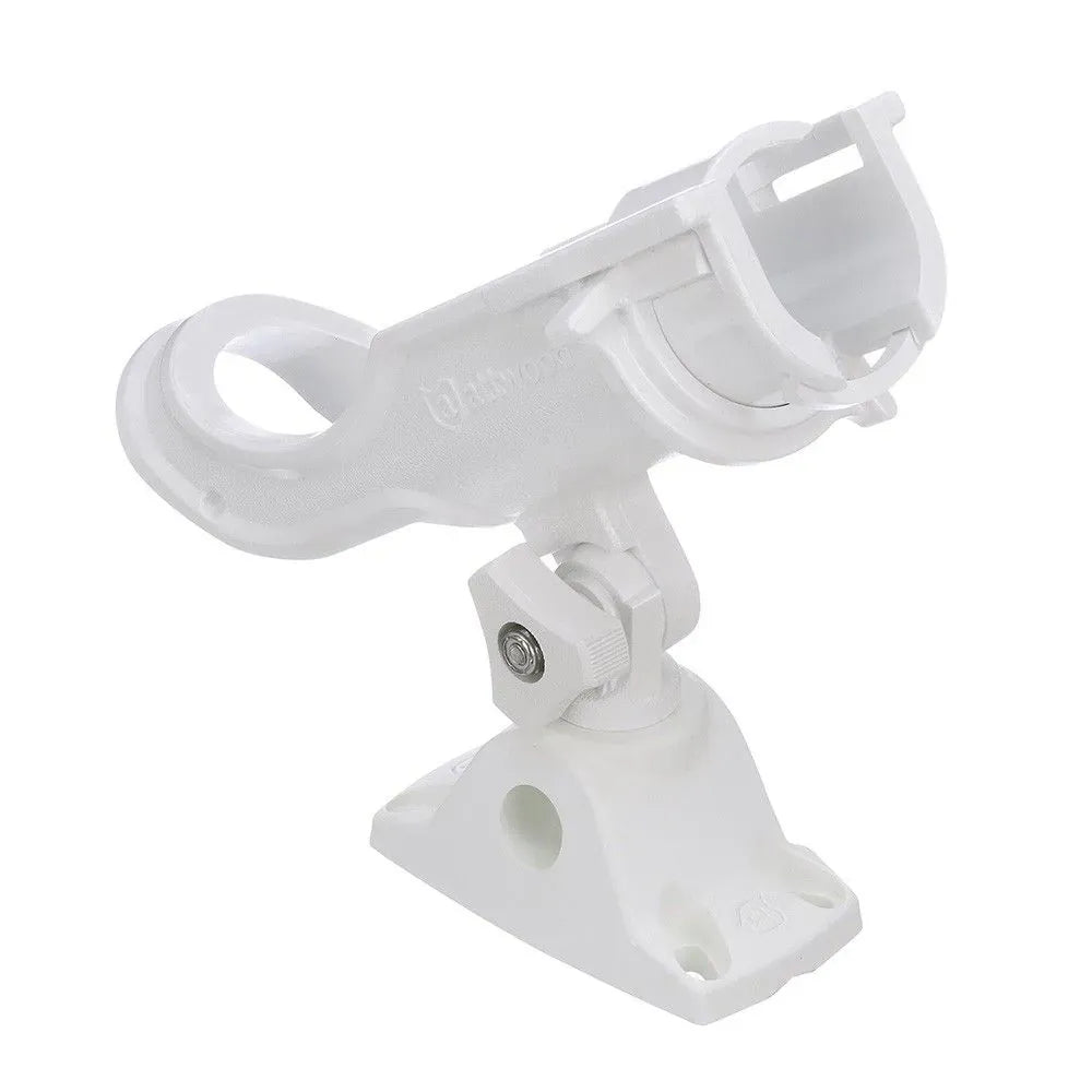 Attwood Marine Heavy Duty Adjustable Rod Holder, 180° Vertical Adjustment, For Casting and Spinning Rods — Quality Boat Parts