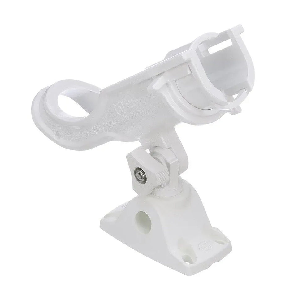 Attwood Marine Heavy Duty Adjustable Rod Holder, 180° Vertical Adjustment, For Casting and Spinning Rods — Quality Boat Parts