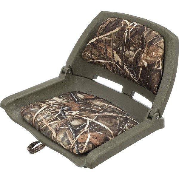Attwood Marine Swivl-Eze Padded Flip Boat Seat, 20 x 17 x 12 in, ABYC B — Quality Boat Parts