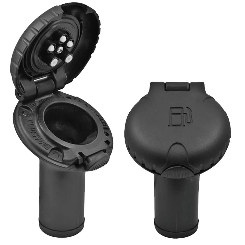 Attwood Marine Deck Fill for Carbon Canister System, 1-1/2 in Hose, EPA/CARB, Dual 1 PSI Relief Valves, 4-18 GPM Auto Shutoff — Quality Boat Parts
