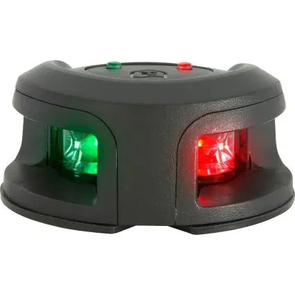 Attwood Marine LightArmor LED Deck Mount Navigation Lights, 2NM, 12V, IP67, Black Composite — Quality Boat Parts