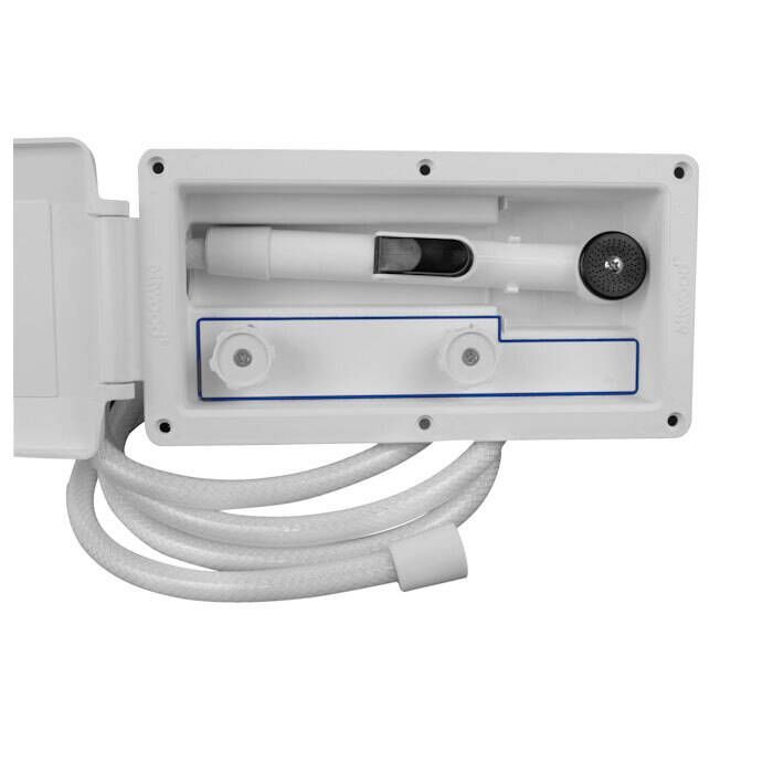 Attwood Marine Aft-Deck Shower System, Flush Mount, 6 ft Hose — Quality Boat Parts