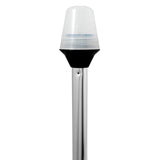 Attwood Marine Frosted Globe All-Round Pole Light, 12V, 2 NM 360° Visibility, 9W, 2-Pin Locking Collar — Quality Boat Parts