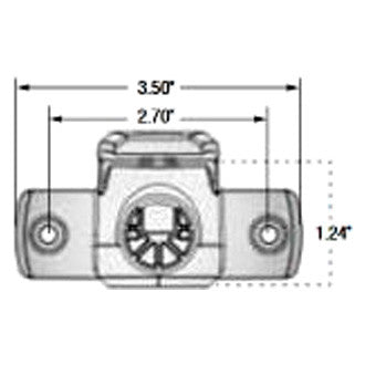 Attwood Marine Fold-Down Incandescent Anchor/Masthead Light, 12V, 3 NM, 360 Degree, Horizontal Mount — Quality Boat Parts