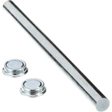 Attwood Marine Roller Shaft Set, 5/8 in, Zinc-Plated Steel, Pal Nuts — Quality Boat Parts