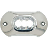 Attwood Marine LightArmor HP Series Underwater LED Light, 4 in, 800 lm, Surface Mount, 3 LED, SS316 Cover — Quality Boat Parts