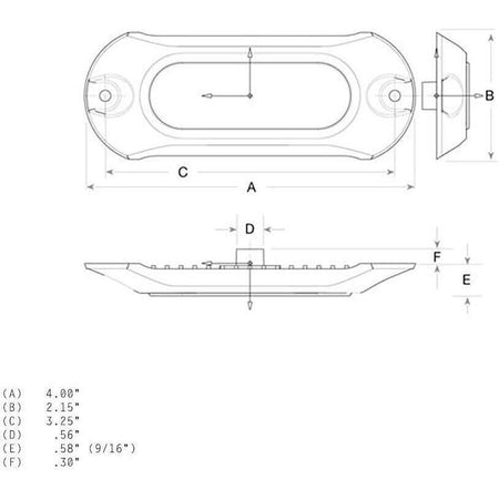 Attwood Marine LightArmor HP Series Underwater LED Light, 4 in, 800 lm, Surface Mount, 3 LED, SS316 Cover — Quality Boat Parts