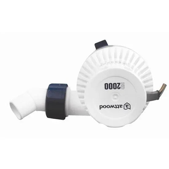 Attwood Marine HD2000 Non-Automatic Bilge Pump, 2000 GPH, 1-1/8 in Outlet, Anti-Airlock Nozzle — Quality Boat Parts