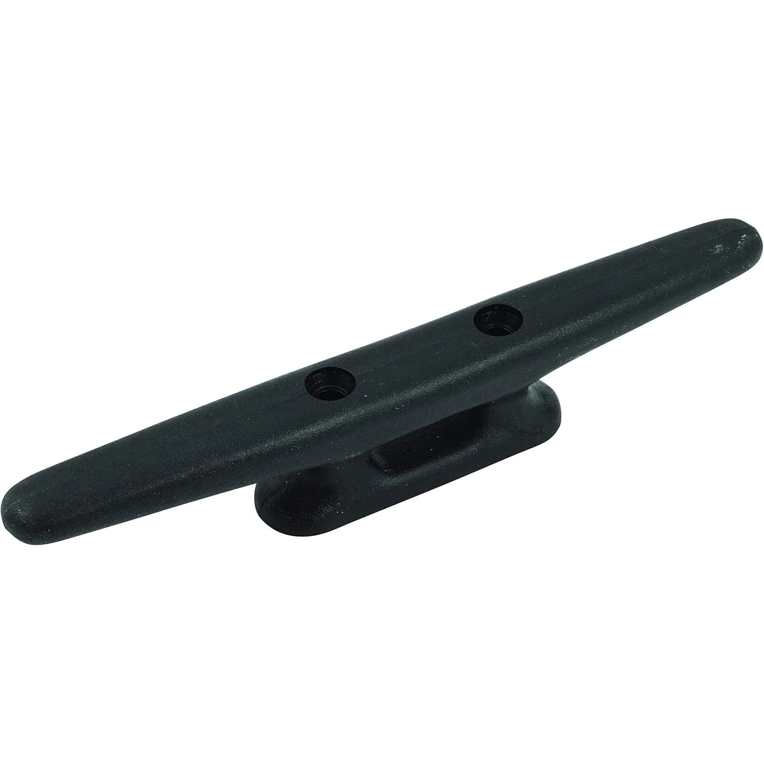 Attwood Marine Nylon Open Base Cleat, 2-Hole, Black, UV Resistant — Quality Boat Parts
