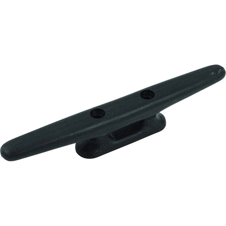 Attwood Marine Nylon Open Base Cleat, 2-Hole, Black, UV Resistant — Quality Boat Parts