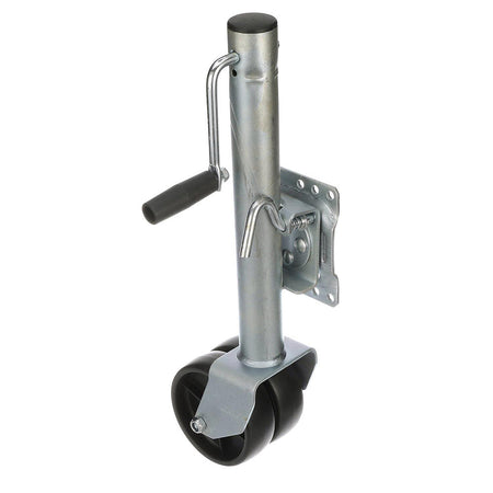 Attwood Marine Fold-Up Trailer Jack, For 3 in x 5 in Tongue, Sidewind Handle, Zinc-Plated Steel — Quality Boat Parts