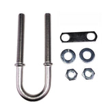 Attwood Marine Bow Eye U-Bolt, Stainless Steel, Plated Nuts and Washers — Quality Boat Parts