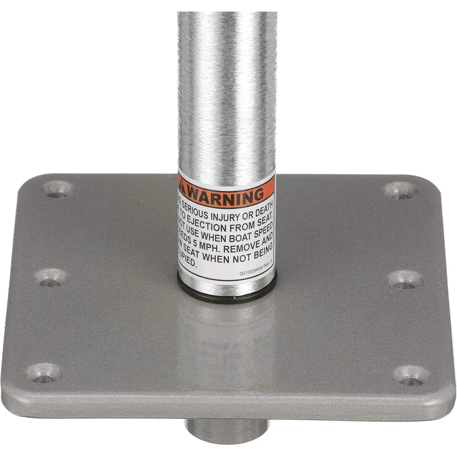 Attwood Marine Lock'N-Pin 3/4 in Pedestal Kit, 11 in Post, 7 x 7 in Base Plate — Quality Boat Parts