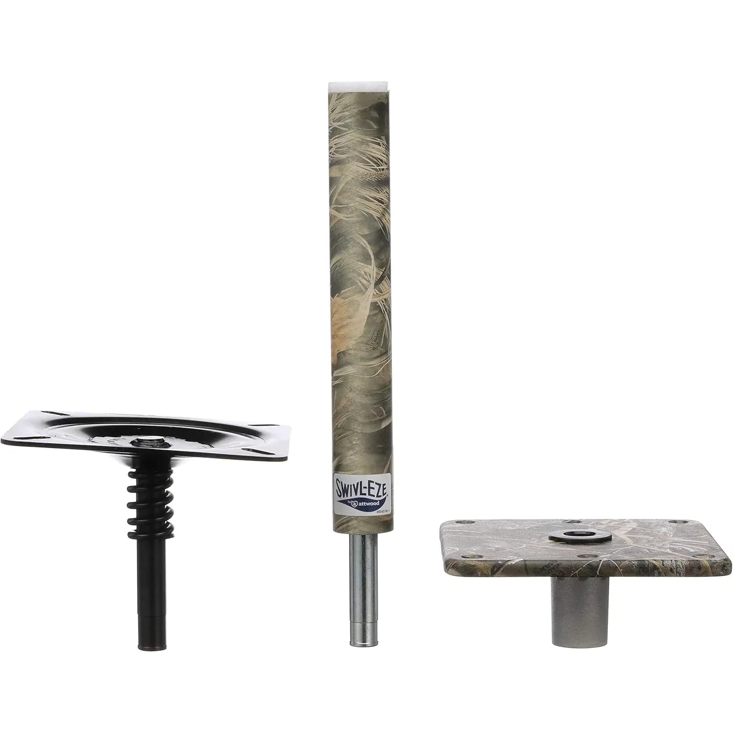 Attwood Marine Lock'N-Pin 3/4 in Pedestal Kit, 11 in Post, 7 x 7 in Base Plate — Quality Boat Parts