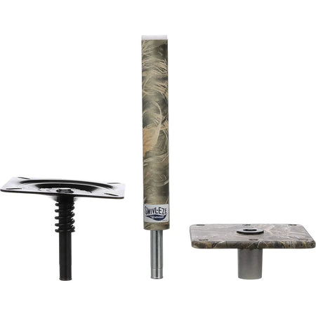 Attwood Marine Lock'N-Pin 3/4 in Pedestal Kit, 11 in Post, 7 x 7 in Base Plate — Quality Boat Parts