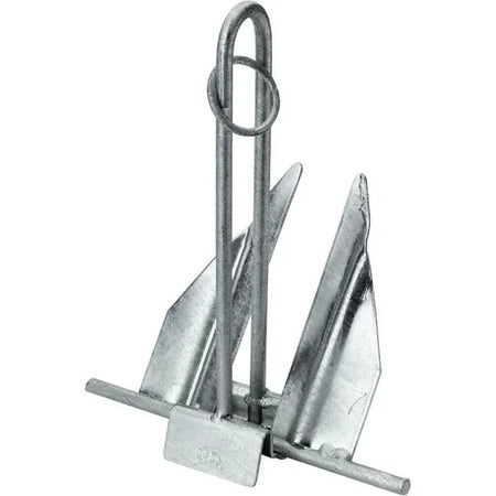 Attwood Marine Slip-Ring Penetrating Fluke Anchor, Hot Dip Galvanized Steel — Quality Boat Parts