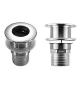Attwood Marine Stainless Steel Scupper Valve, SS316, Neoprene Flap, Mirror Finish — Quality Boat Parts