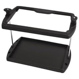 Attwood Marine Heavy-Duty Battery Tray, Non-Corrosive Black Plastic, Adjustable Crossbar, Stainless Steel Retaining Bolts, ABYC E-10 — Quality Boat Parts
