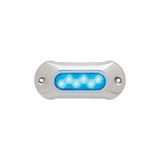 Attwood Marine LightArmor HPX LED Underwater Light, Blue Light, 12V/24V, Surface Mount — Quality Boat Parts