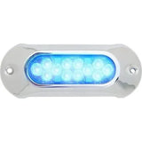 Attwood Marine LightArmor HPX LED Underwater Light, Blue Light, 12V/24V, Surface Mount — Quality Boat Parts
