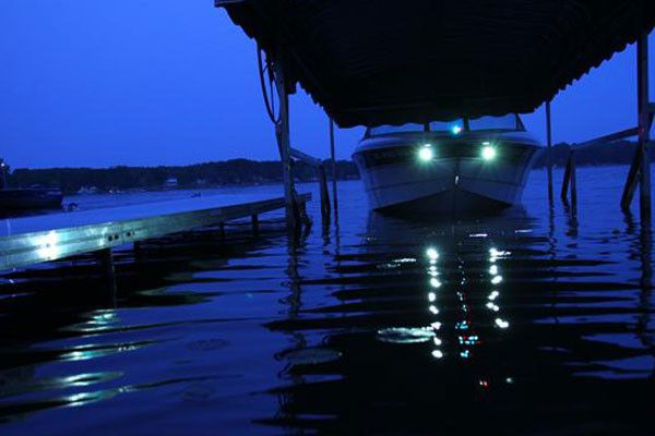 Attwood Marine Surface Mount LED Docking Lights, White Light, 120° Beam, 2pk — Quality Boat Parts