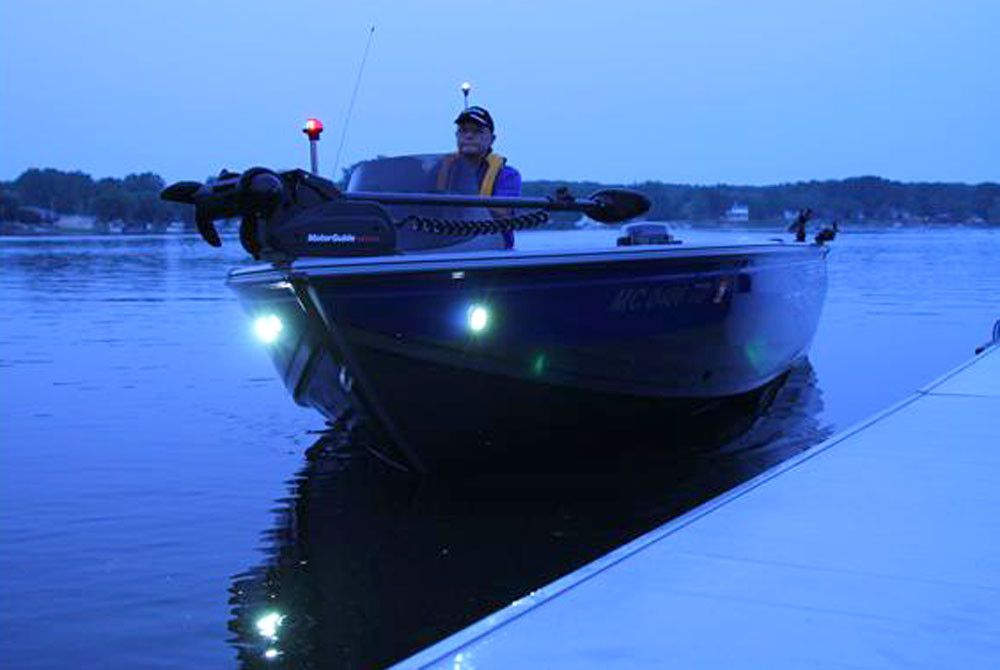 Attwood Marine Surface Mount LED Docking Lights, White Light, 120° Beam, 2pk — Quality Boat Parts