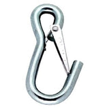 Attwood Marine Fixed Eye Utility Snap Hook, Zinc-Plated Steel, Spring-Loaded Closure — Quality Boat Parts