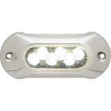 Attwood Marine LightArmor HP Underwater LED Light, 5 in, 6 LED, 12/24V, Surface Mount, 316 Stainless Steel Cover — Quality Boat Parts