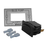 Attwood Marine Bilge Pump Switch, 6-32V DC, 10A, Panel Mount, 1/4 in Spade Terminals — Quality Boat Parts