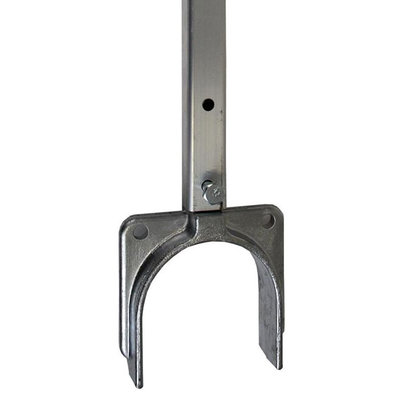 Attwood Marine Heavy-Duty Adjustable Transom Saver, Roller/Bolt-On Mount, Pro-Adjustable Head, Clear Anodized Tube — Quality Boat Parts