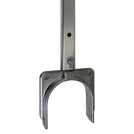 Attwood Marine Heavy-Duty Adjustable Transom Saver, Roller/Bolt-On Mount, Pro-Adjustable Head, Clear Anodized Tube — Quality Boat Parts