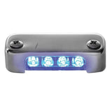 Attwood Marine Micro LED Courtesy Light, 12V DC, 316 Stainless Bezel, Vertical Mount — Quality Boat Parts