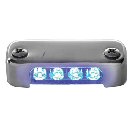 Attwood Marine Micro LED Courtesy Light, 12V DC, 316 Stainless Bezel, Vertical Mount — Quality Boat Parts