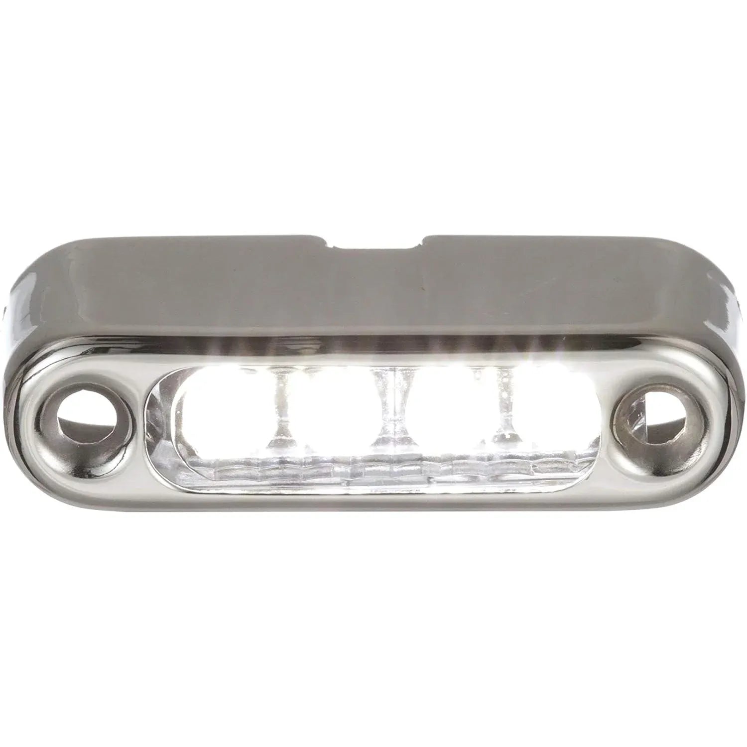 Attwood Marine Micro LED Courtesy Light, 12V DC, 316 Stainless Bezel, Vertical Mount — Quality Boat Parts