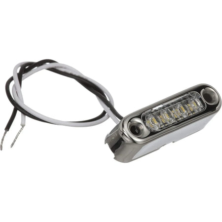Attwood Marine Micro LED Courtesy Light, 12V DC, 316 Stainless Bezel, Vertical Mount — Quality Boat Parts