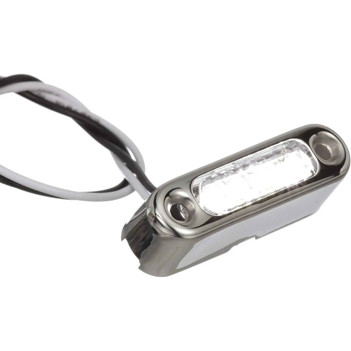 Attwood Marine Micro LED Courtesy Light, 12V DC, 316 Stainless Bezel, Vertical Mount — Quality Boat Parts