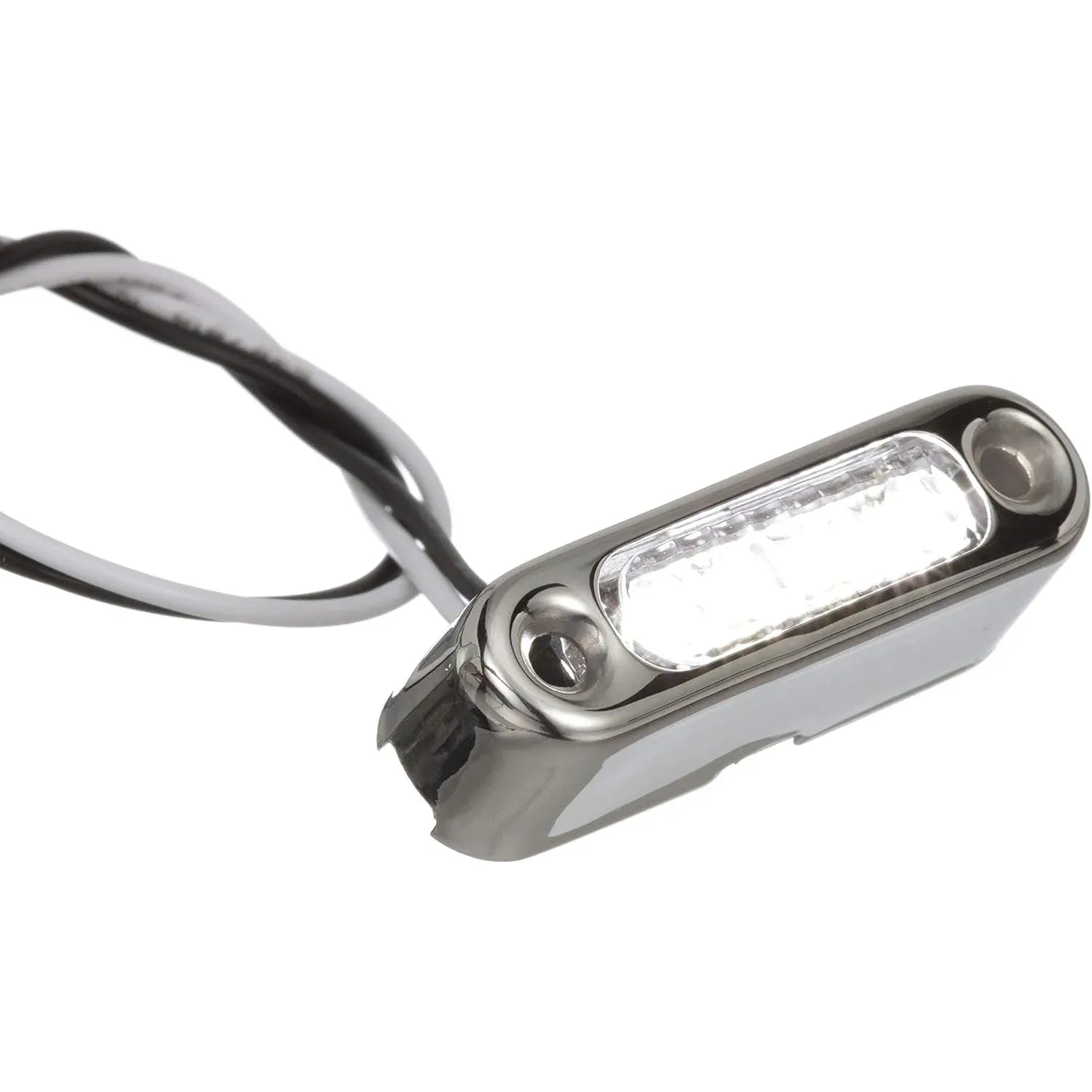 Attwood Marine Micro LED Courtesy Light, 12V DC, 316 Stainless Bezel, Vertical Mount — Quality Boat Parts