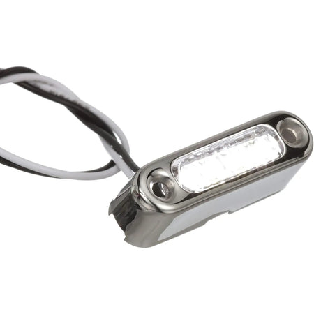 Attwood Marine Micro LED Courtesy Light, 12V DC, 316 Stainless Bezel, Vertical Mount — Quality Boat Parts