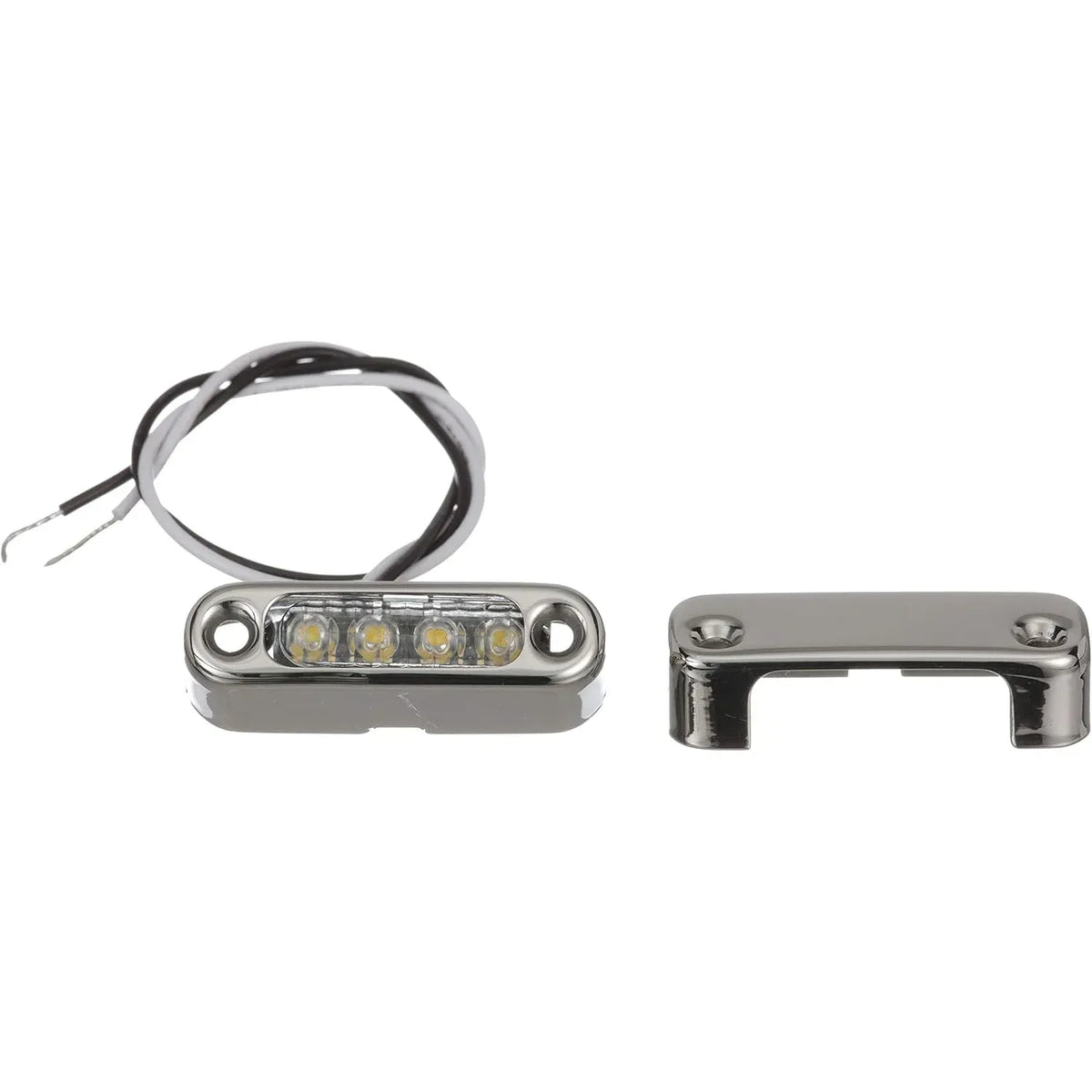 Attwood Marine Micro LED Courtesy Light, 12V DC, 316 Stainless Bezel, Vertical Mount — Quality Boat Parts