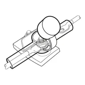 Blue Sea Systems CableCap Dual Entry PowerPost Cable Insulator, Up to 2/0 AWG, 0.7 in Cable Entry — Quality Boat Parts