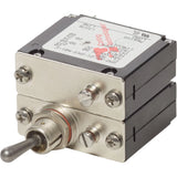 Blue Sea Systems COTS Military Grade A-Series Magnetic Hydraulic Circuit Breaker, 2 Pole, 277V AC, 65V DC, Metal Toggle, Trip-Free — Quality Boat Parts